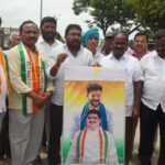 సీఎం రేవంత్ రెడ్డి, మంత్రి పొన్నం చిత్రపటానికి పంచామృతాభిషేకం