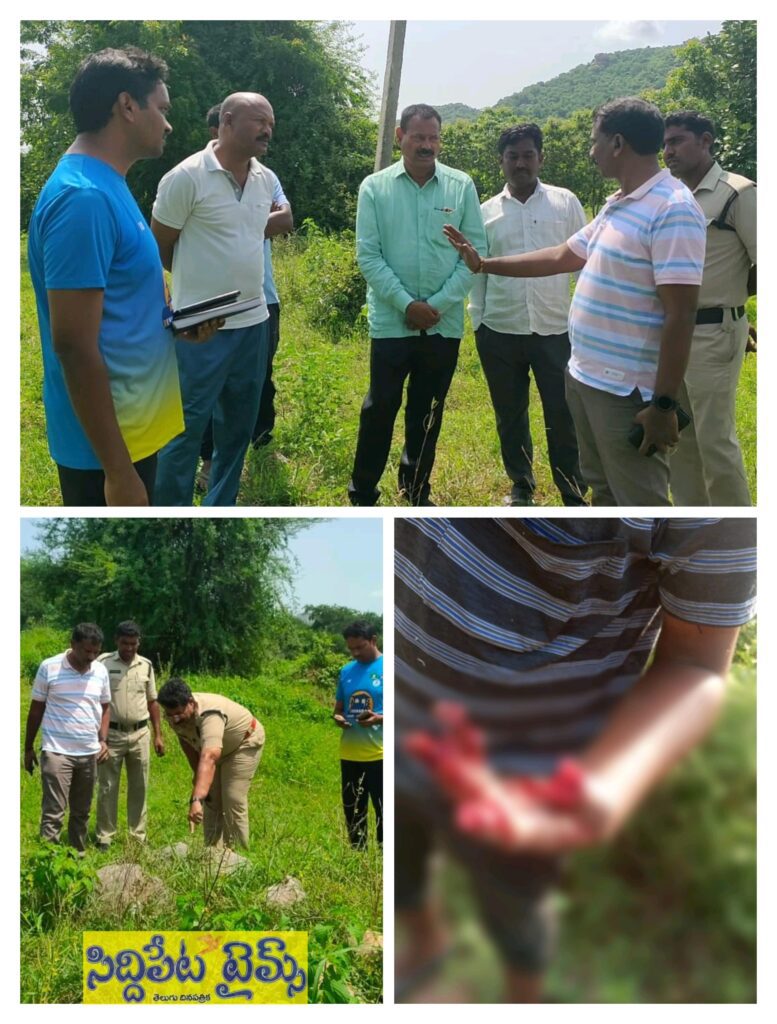 హుస్నాబాద్ లో నాటుబాంబు పేలి యువకుడికి గాయాలు