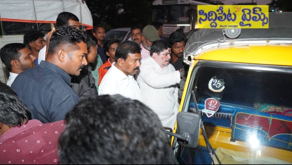 రోడ్డు ప్రమాద బాధితుల పట్ల మంత్రి పొన్నం ఔదార్యం..