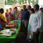 హుస్నాబాద్ పట్టణంలో మహిళా సంఘాల ఉత్పత్తుల ప్రదర్శన