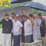 భారీ వర్షాల వల్ల దెబ్బతిన్న బ్రిడ్జి కల్వర్టును సందర్శించిన మంత్రి దామోదర రాజనర్సింహ